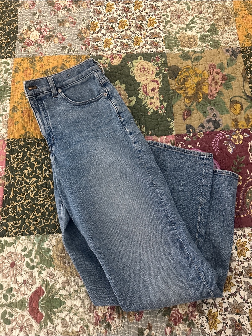 Madewell Women's Straight-Leg Jeans — Light Blue Denim